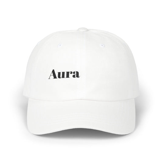Classic Dad Cap with 'Aura' Design - Trendy Casual Hat, Father's Day Gift, Everyday Wear, Summer Accessory, Stylish Headwear